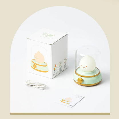 Kerosin-LED-Nachtlicht, niedliches flammenloses Kerzenlicht mit zwei Modi, USB-aufladbar