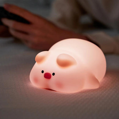 LED Cute Pet Silicone Bedside Lamp - Lumaz