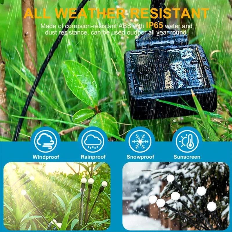 LED Firefly Outdoor Solar Light For Garden Landscape Lighting IP65 Waterproof - Lumaz