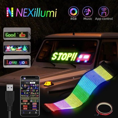 LED Graffiti Scrolling Matrix Pixel Panel - Lumaz