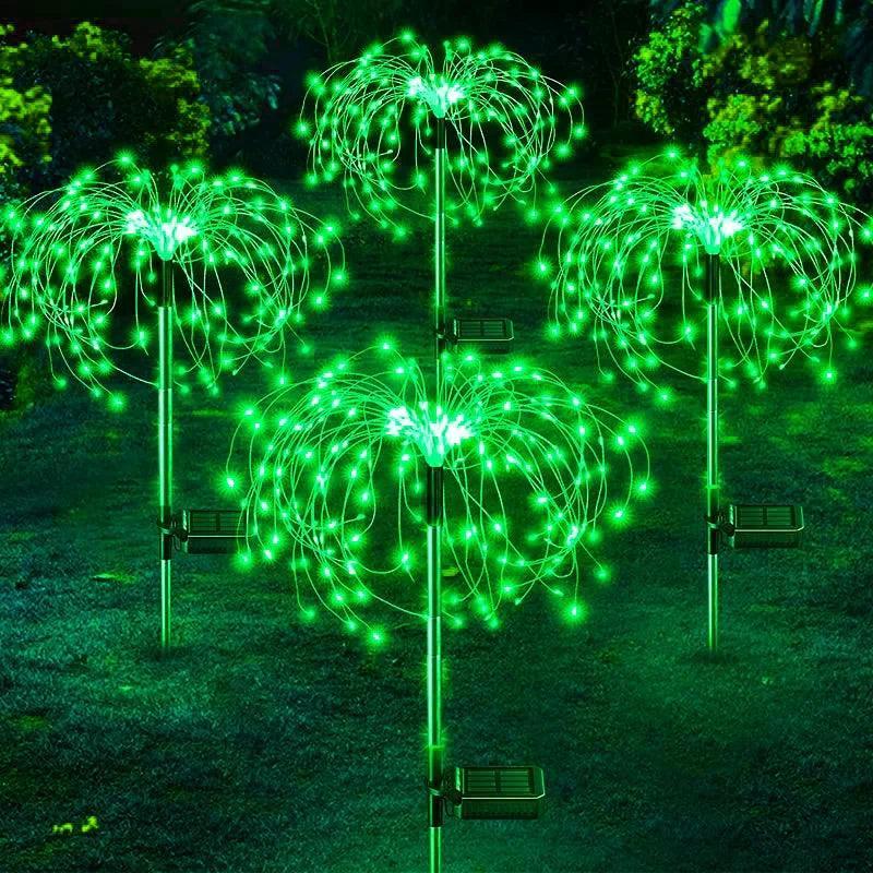 LED Outdoor Solar Firework Light With Color Changeable Design - Lumaz