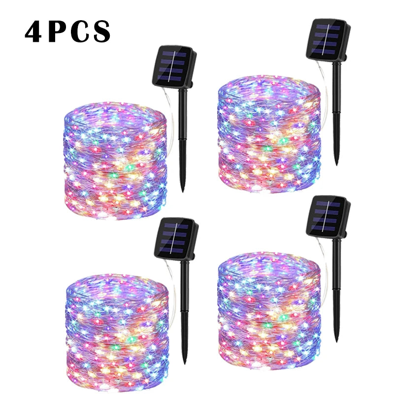 LED Solar String Light Outdoor Fairy String Lights Waterproof - Lumaz