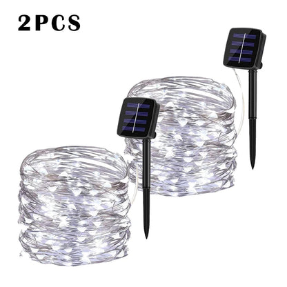 LED Solar String Light Outdoor Fairy String Lights Waterproof - Lumaz