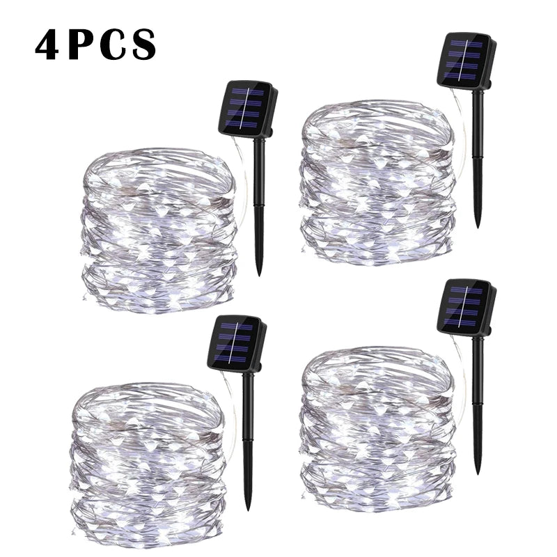 LED Solar String Light Outdoor Fairy String Lights Waterproof - Lumaz