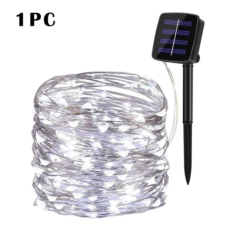 LED Solar String Light Outdoor Fairy String Lights Waterproof - Lumaz