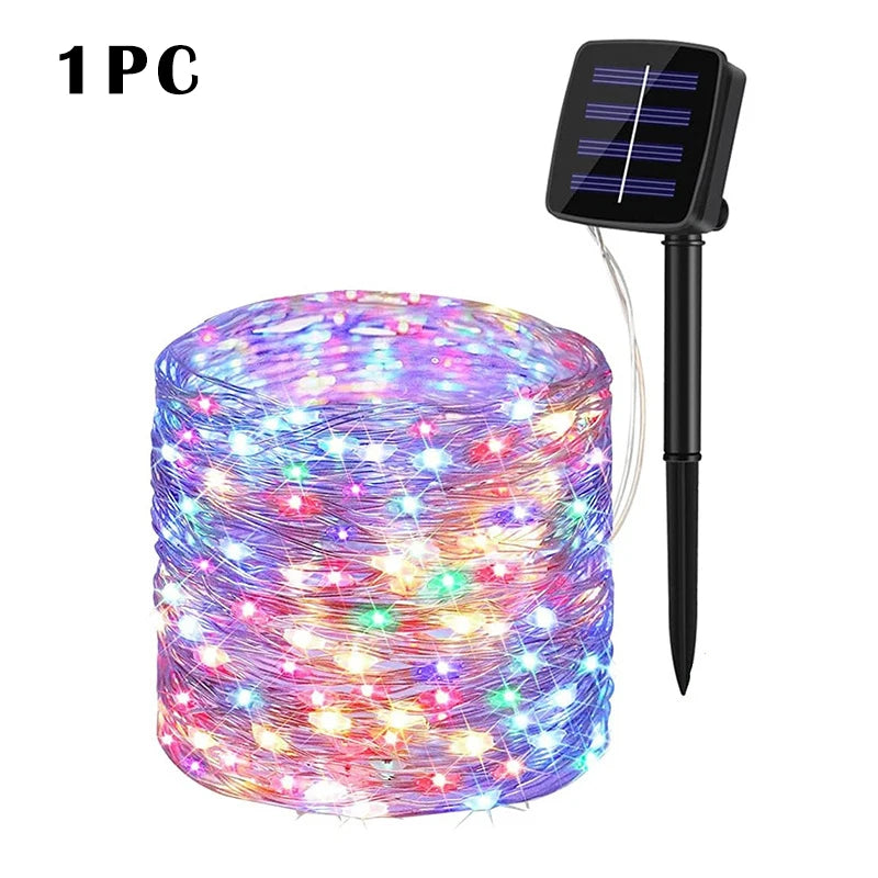 LED Solar String Light Outdoor Fairy String Lights Waterproof - Lumaz