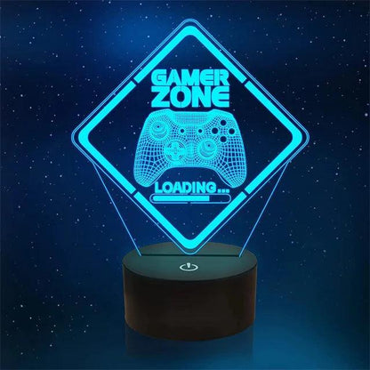 Lumaz 3D Gaming Led Desk Lamp - Lumaz