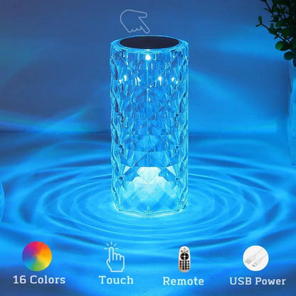 Lumaz Crystal LED Table Lamp - Lumaz