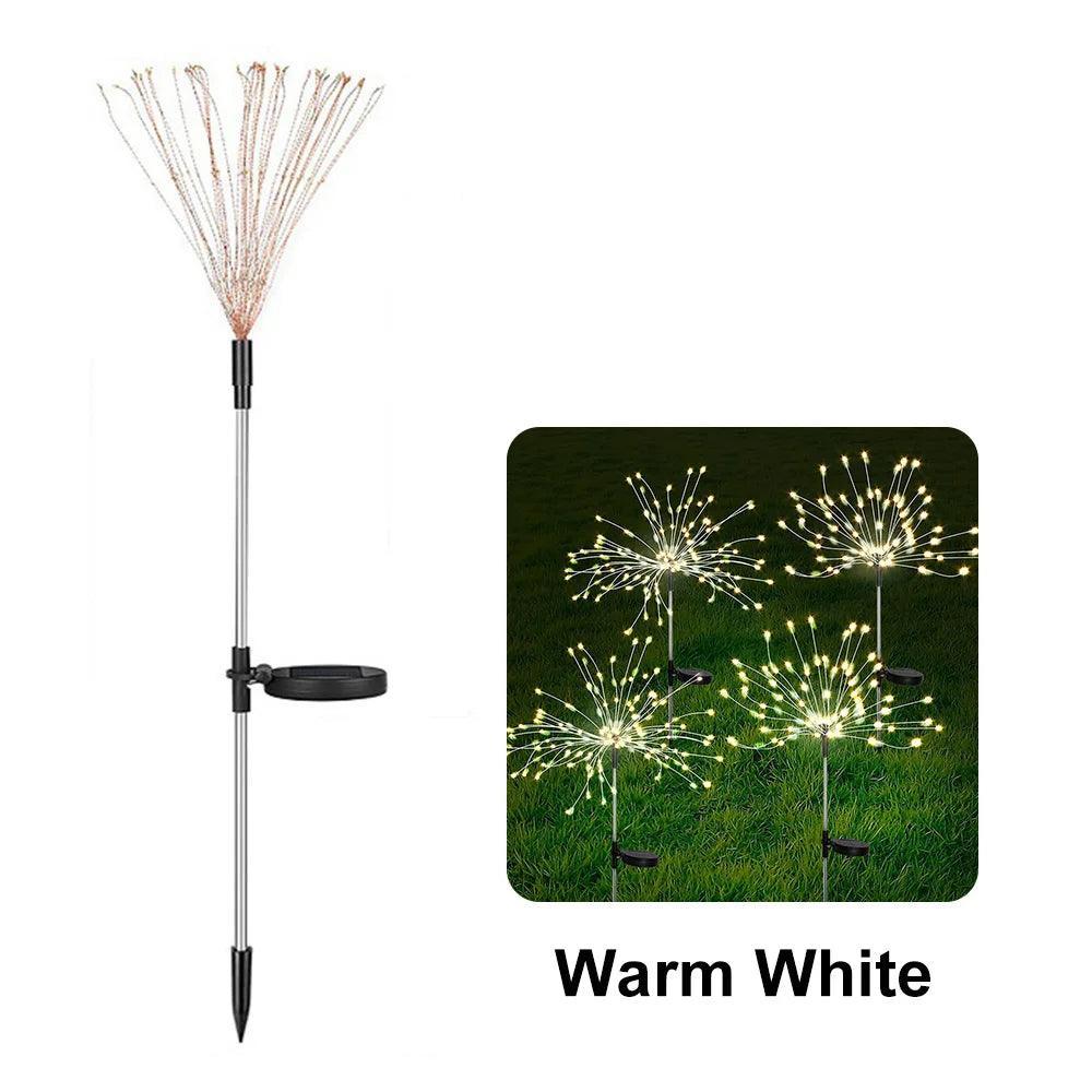 LED Outdoor Solar Firework Light With IP65 Waterproof - Lumaz