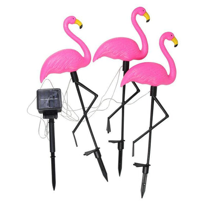 LED Outdoor Solar Flamingo Light For Garden Decoration - Lumaz