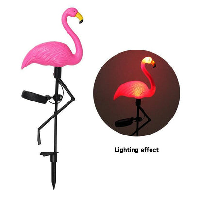 LED Outdoor Solar Flamingo Light For Garden Decoration - Lumaz