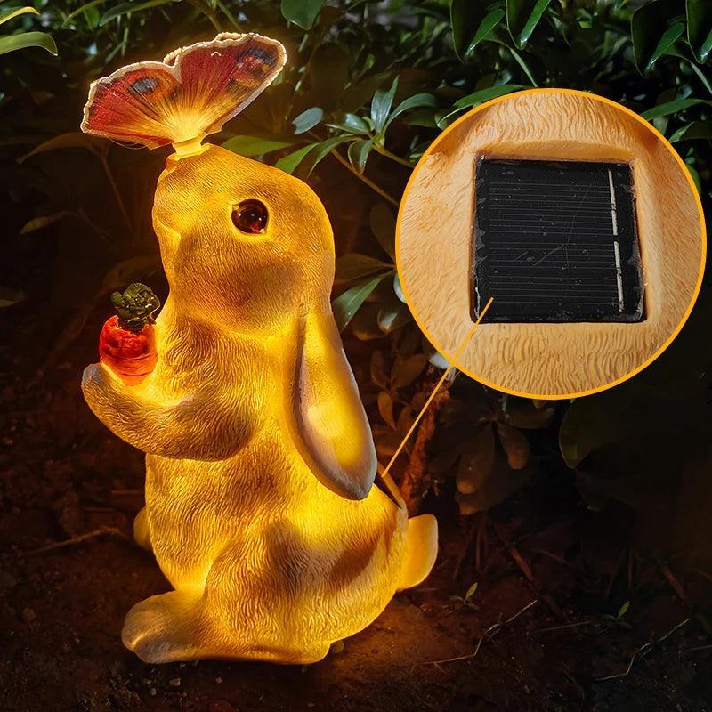 LED Outdoor Solar Resin Rabbit Light For Garden Decoration | Lumaz - Lumaz