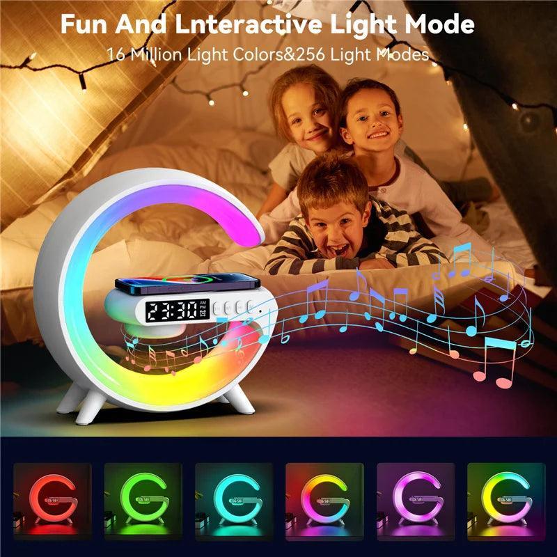 Lumaz RGB LED Night Light With Wireless Charger - Lumaz