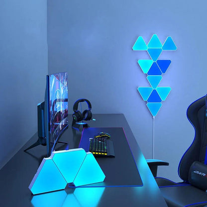 Lumaz RGB Smart Triangular LED Wall Lights - Lumaz