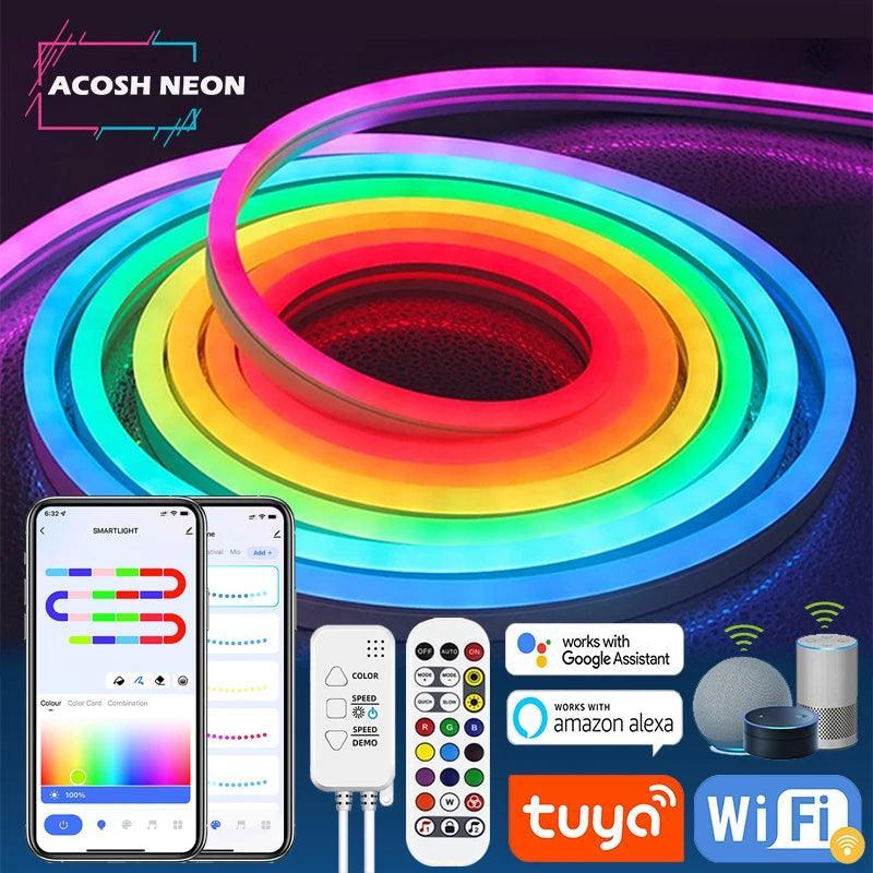 Lumaz Silicone Neon RGB LED Strip Lights - Lumaz