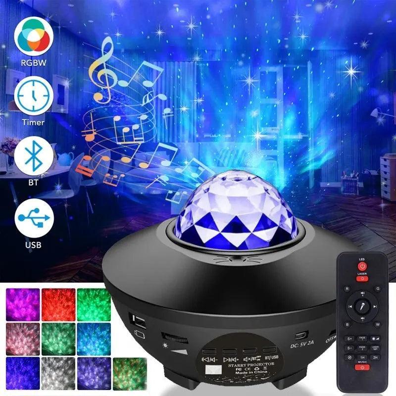 Lumaz Starry Projector Galaxy LED Night Light - Lumaz