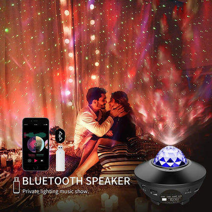 Lumaz Starry Projector Galaxy LED Night Light - Lumaz