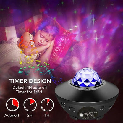 Lumaz Starry Projector Galaxy LED Night Light - Lumaz