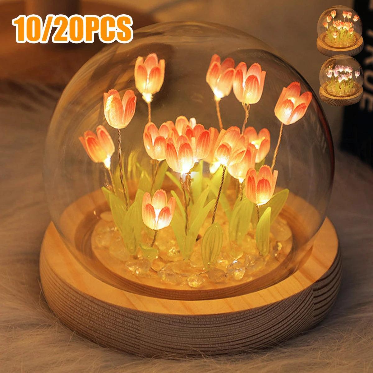 Tulip LED Night Light, LED Tulip Night Light for Home Decor | Lumaz - Lumaz