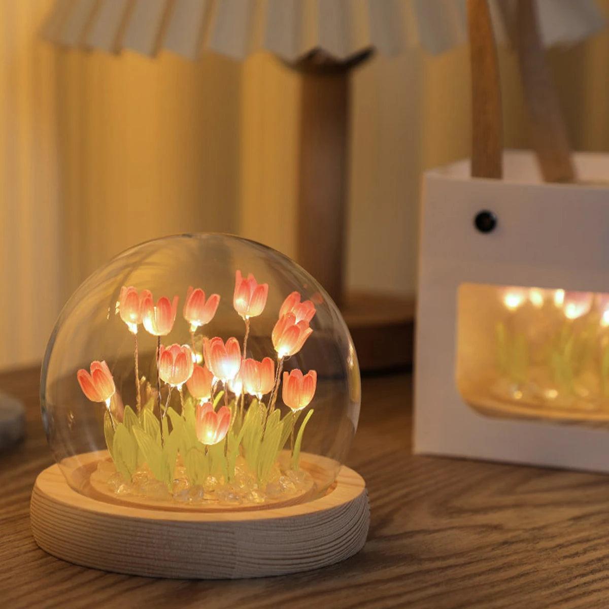 Tulip LED Night Light, LED Tulip Night Light for Home Decor | Lumaz - Lumaz