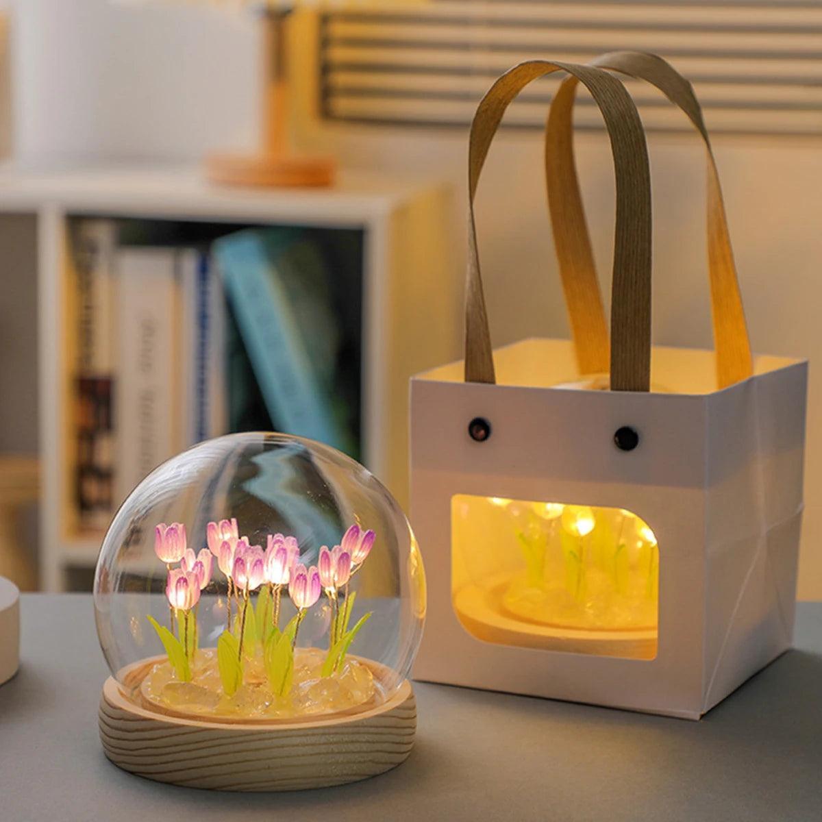 Tulip LED Night Light, LED Tulip Night Light for Home Decor | Lumaz - Lumaz