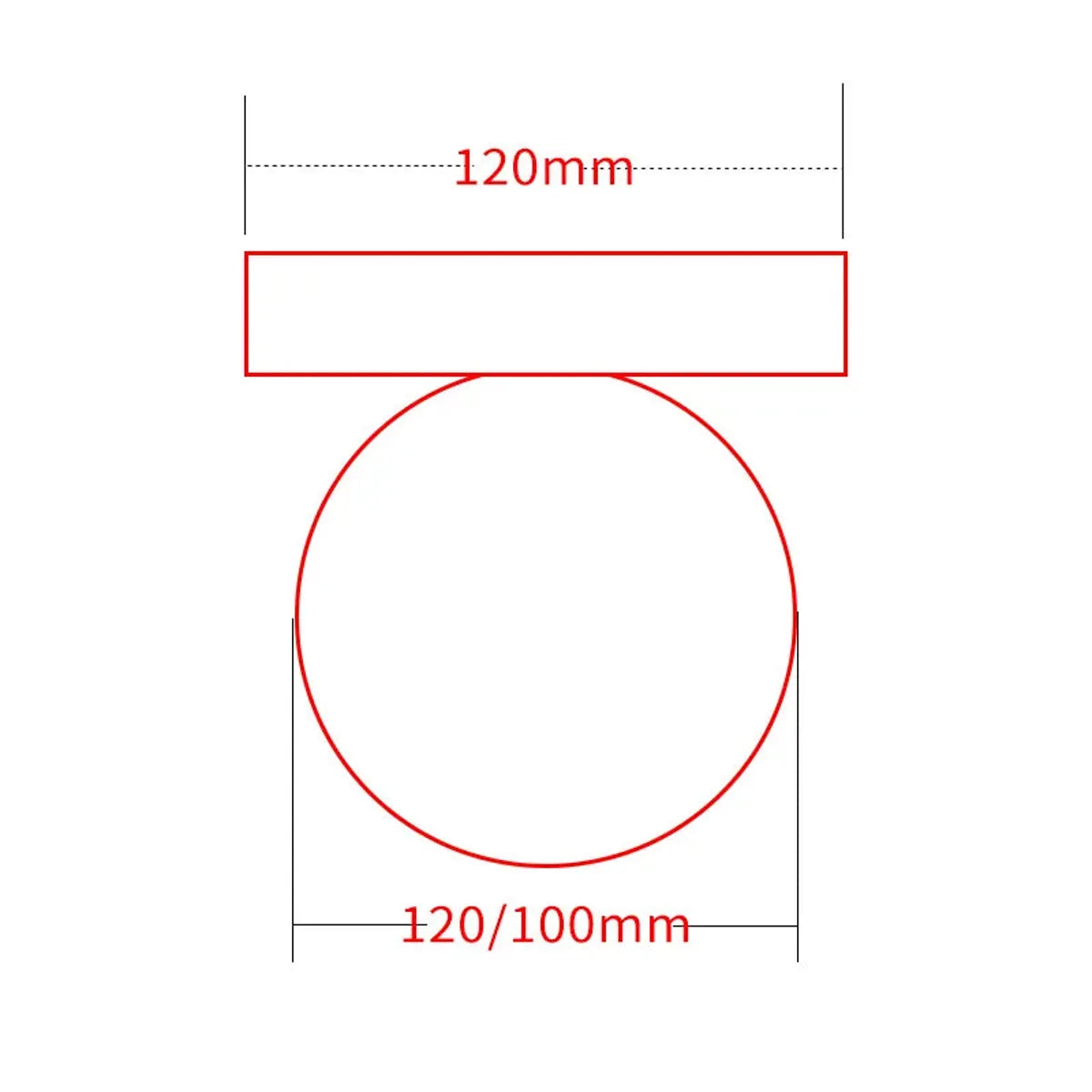 LED-Wandleuchte im Macaron-Stil – Eisensockel, 10/12 cm, Mini-Glaswandleuchte für Schlafzimmer oder Flur