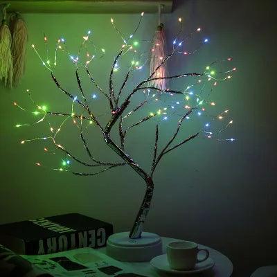 Mini Christmas Tree LED Copper Wire Garland Lamp - Lumaz