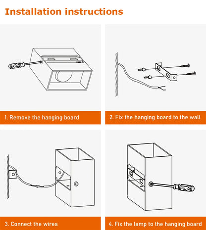 Modern 6W LED Wall Light Aluminum Minimalist Indoor Wall Lamp Lighting Decor