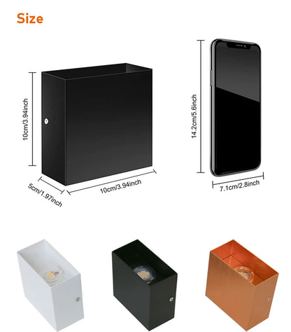 Modern 6W LED Wall Light Aluminum Minimalist Indoor Wall Lamp Lighting Decor