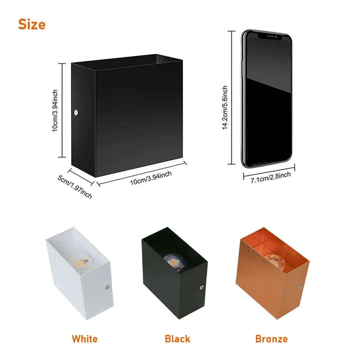 Modern 6W LED Wall Light Aluminum Minimalist Indoor Wall Lamp Lighting Decor