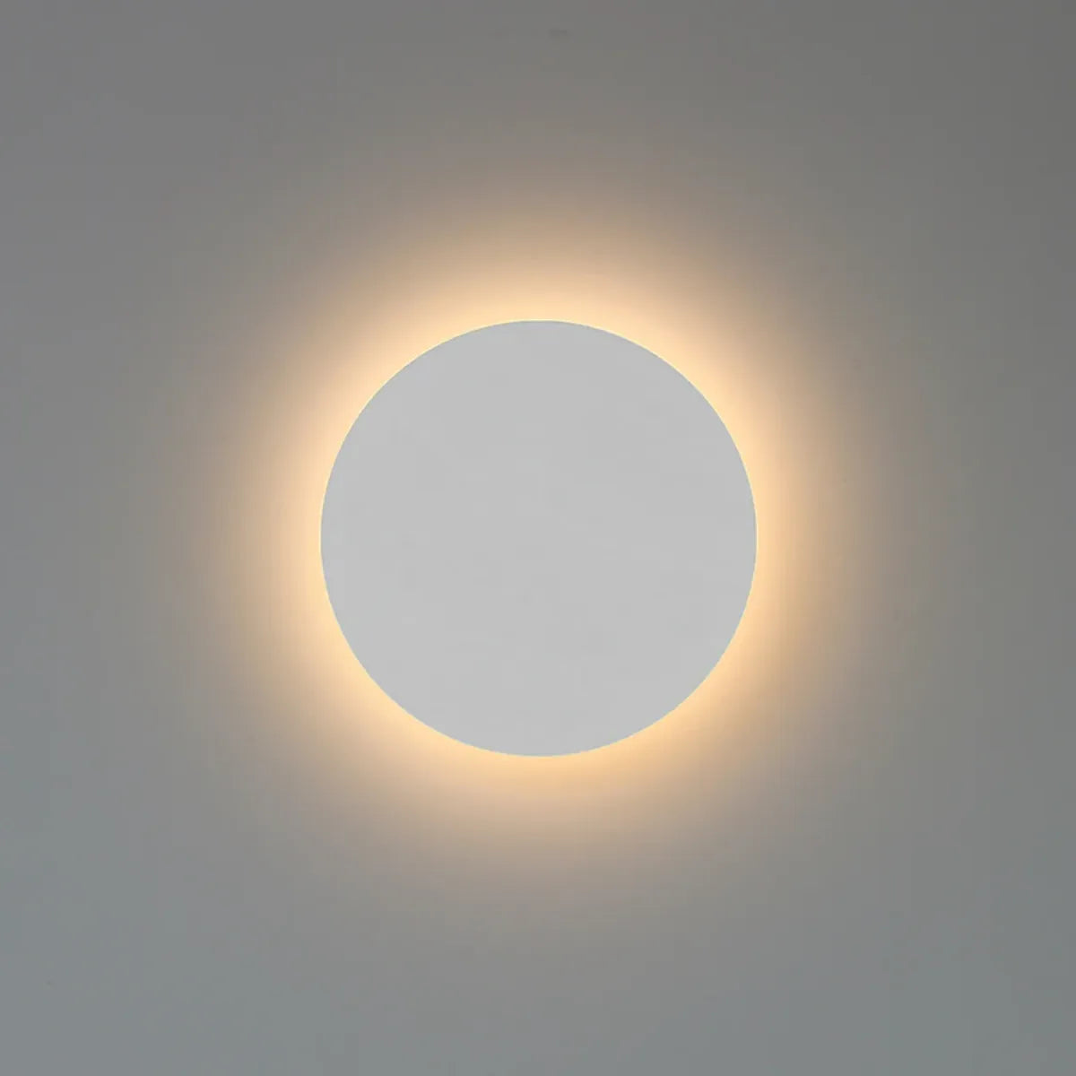 Moderne runde LED-Wandleuchte – Schwarz/Weiß, Aluminium & Acryl, Warmweiß/Neutralweiß, 8 W/12 W