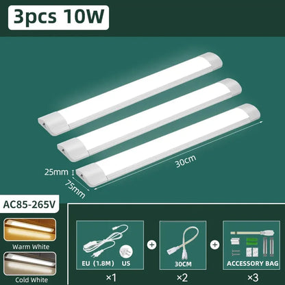 Moisture-Proof Under Cabinet LED Light Bar - Waterproof Dustproof, Super Bright