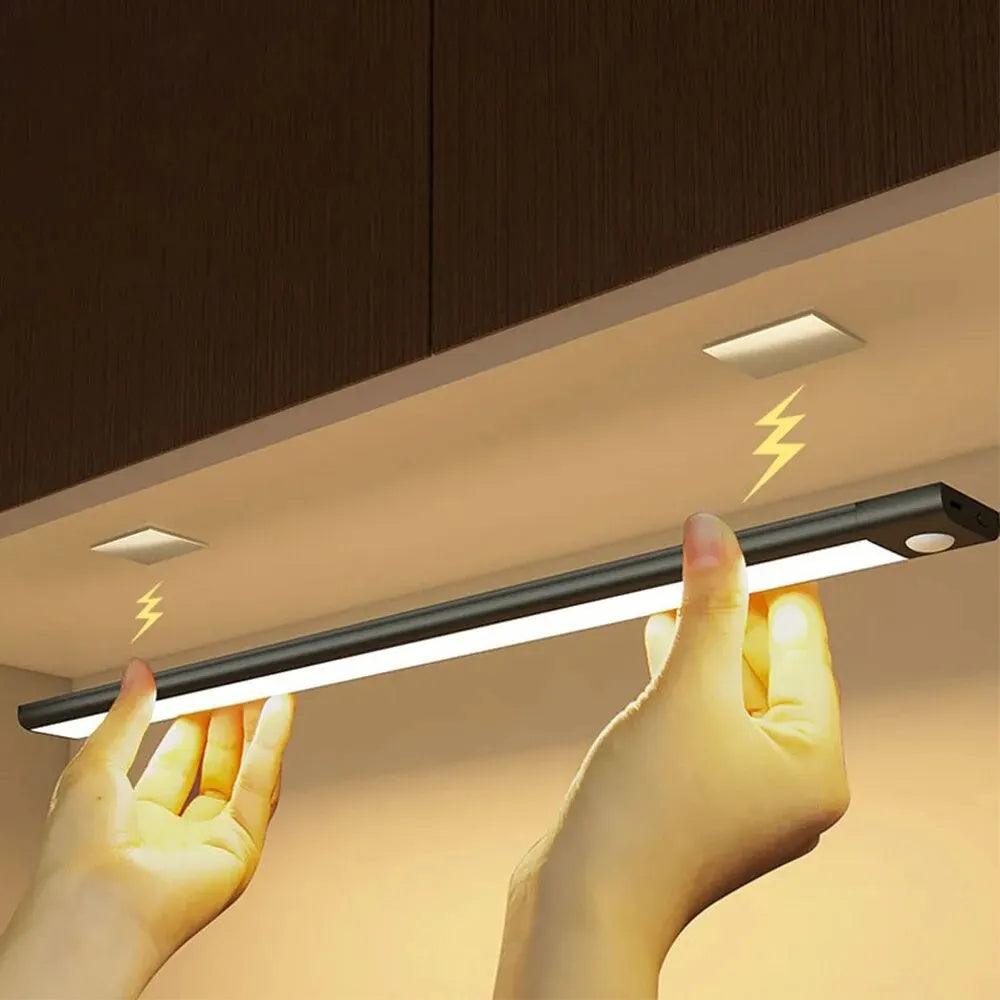 Motion Sensor Under Cabinet LED Light Bar With Battery Operated TypeC Rechargeable - Lumaz