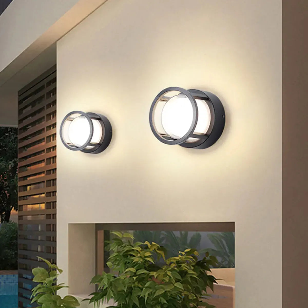 Multiple Styles Motion-Sensor LED Outdoor Wall Light for Porch & Garden