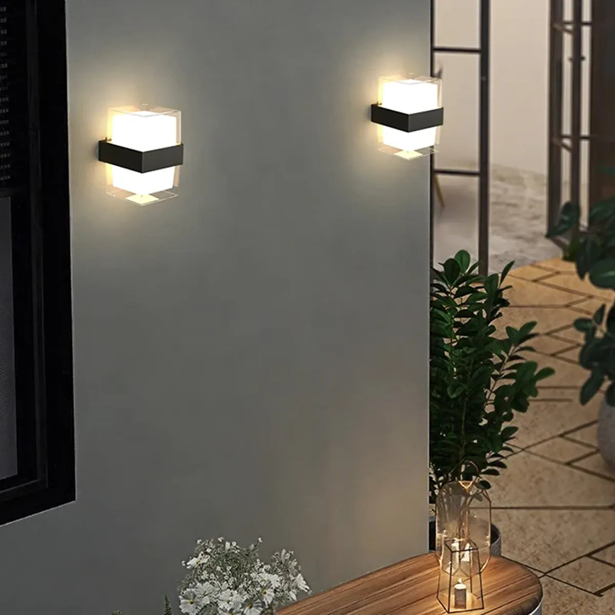 Multiple Styles Motion-Sensor LED Outdoor Wall Light for Porch & Garden