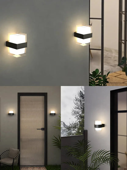 Multiple Styles Motion-Sensor LED Outdoor Wall Light for Porch & Garden