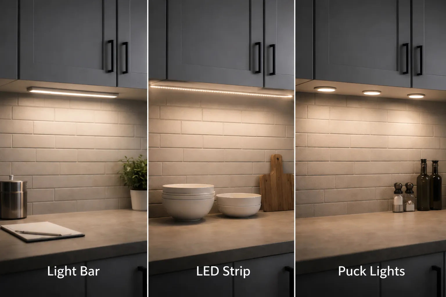 No-Wiring Under Cabinet Lighting Solutions