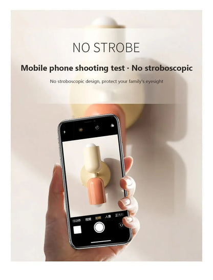 Nordic LED Wall Lamps Modern Minimalist Cream Double Head Lights For Bedroom Bedside