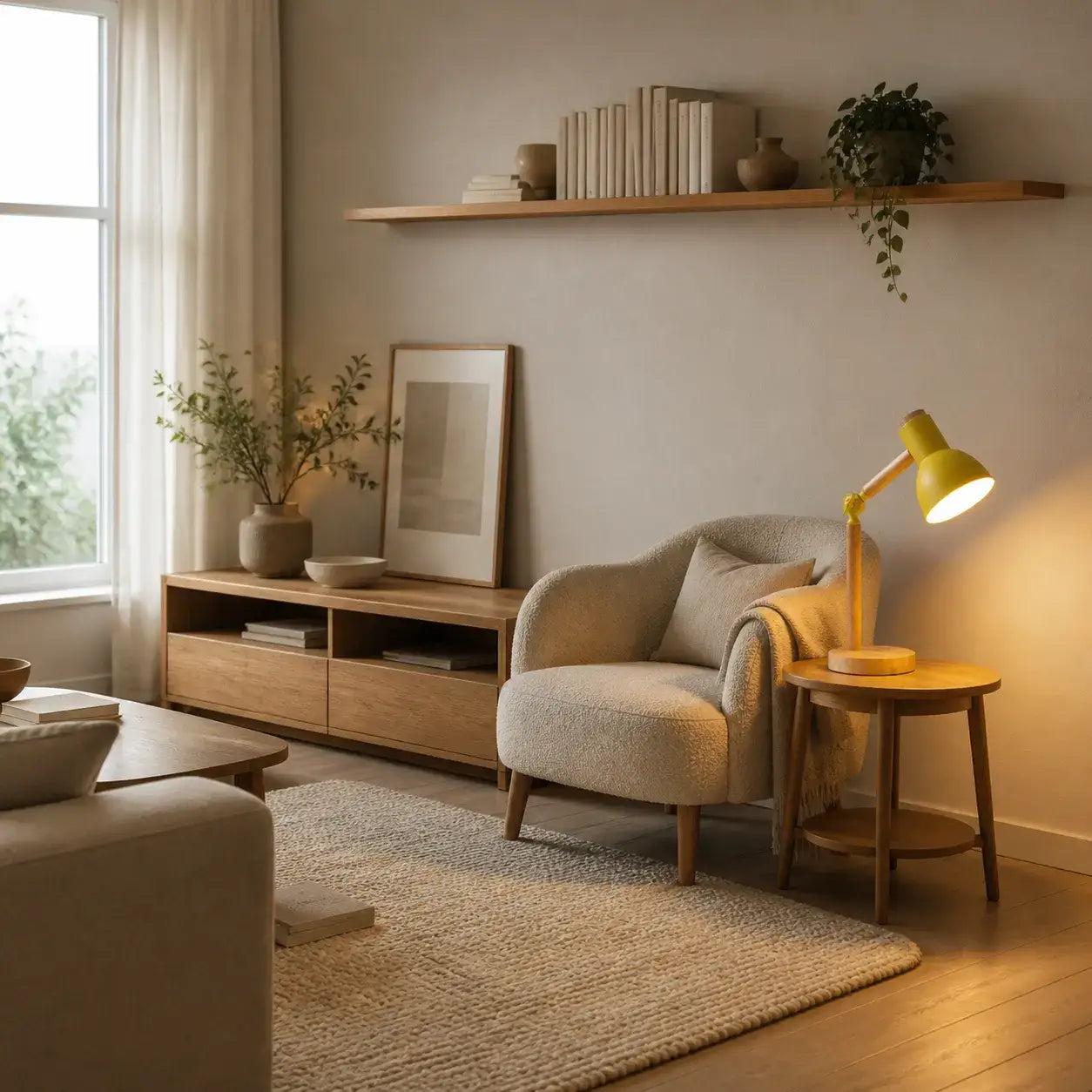 Nordische LED-Tischleuchte aus Holz – 5 Farben, drehbarer Kopf, E26/E27, verschiedene Steckeroptionen