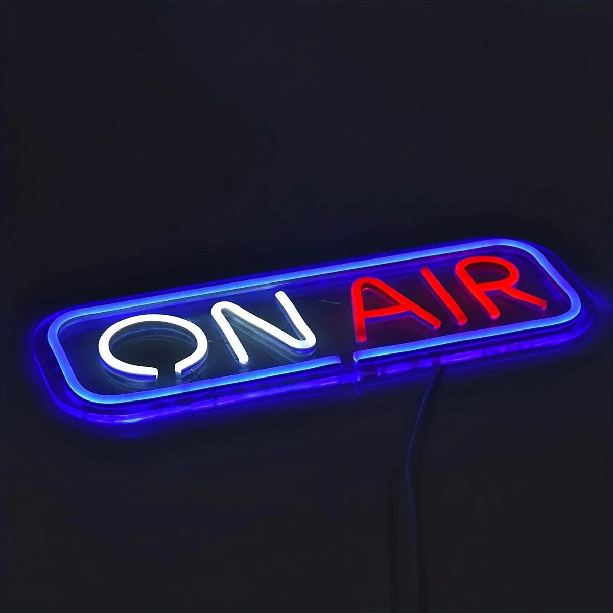 Air Computer. Sign ON AIR LED Neon Sign - USB Powered, Flexible Silicone LED, Acrylic Bac ...