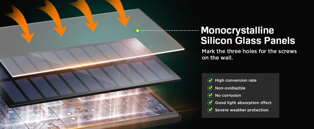 Outdoor Solar Flood Lights 3000LM 188 LED Motion Sensor Security Lights for Backyard