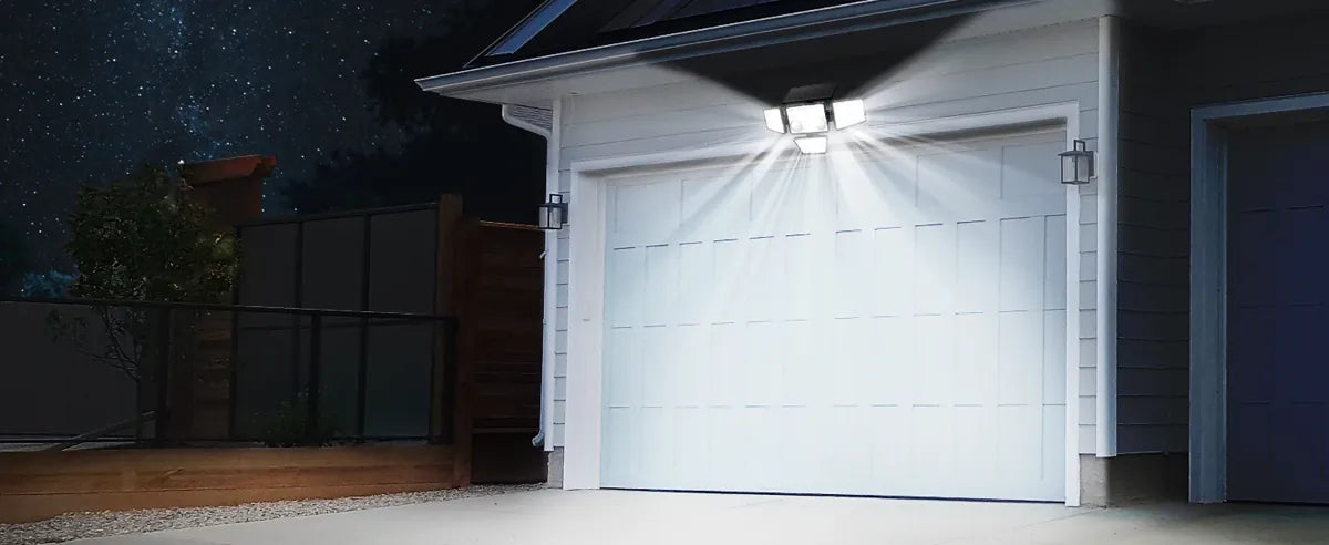 Outdoor Solar Flood Lights 3000LM 188 LED Motion Sensor Security Lights for Backyard