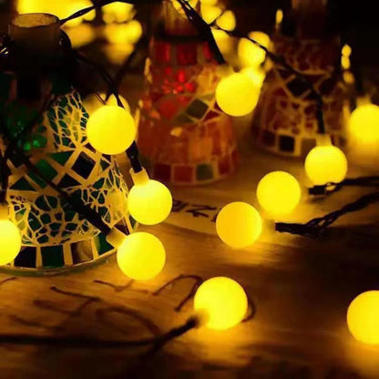 Outdoor Solar LED String Light Festive Christmas Decorative Garland - Lumaz