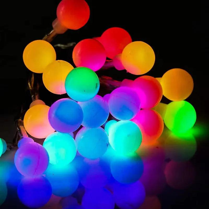 Outdoor Solar LED String Light Festive Christmas Decorative Garland - Lumaz