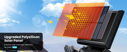 Outdoor Solar LED Wall Light with 200+ LEDs Waterproof and Motion Sensor Security Light