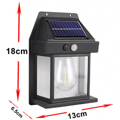 Outdoor Solar Wall Lamp Waterproof Induction Lamp Household Garden Wall Light