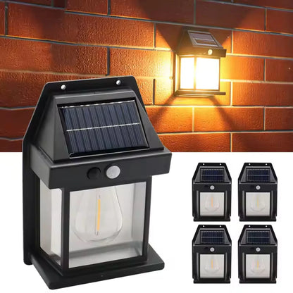 Outdoor Solar Wall Lamp Waterproof Induction Lamp Household Garden Wall Light