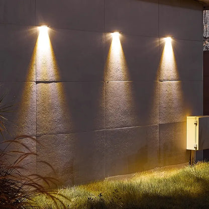 Ultra-Bright Outdoor Solar Wall Lights Waterproof LED Fence Lights for Yard Pathway