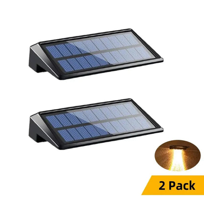 Ultra-Bright Outdoor Solar Wall Lights Waterproof LED Fence Lights for Yard Pathway