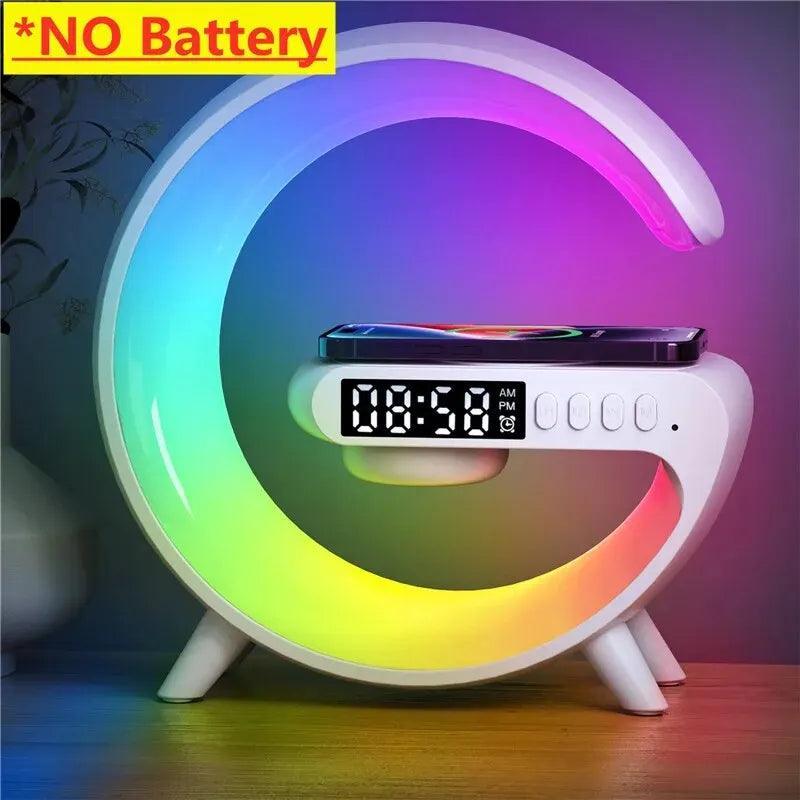 RGB LED Night Light With Wireless Charger - Lumaz